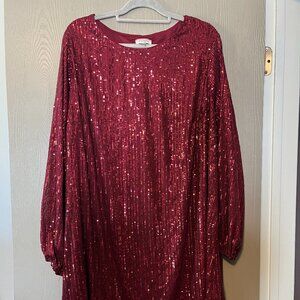 Andree Sequin Mini Dress – Size 3XL (24–26) – Like New
